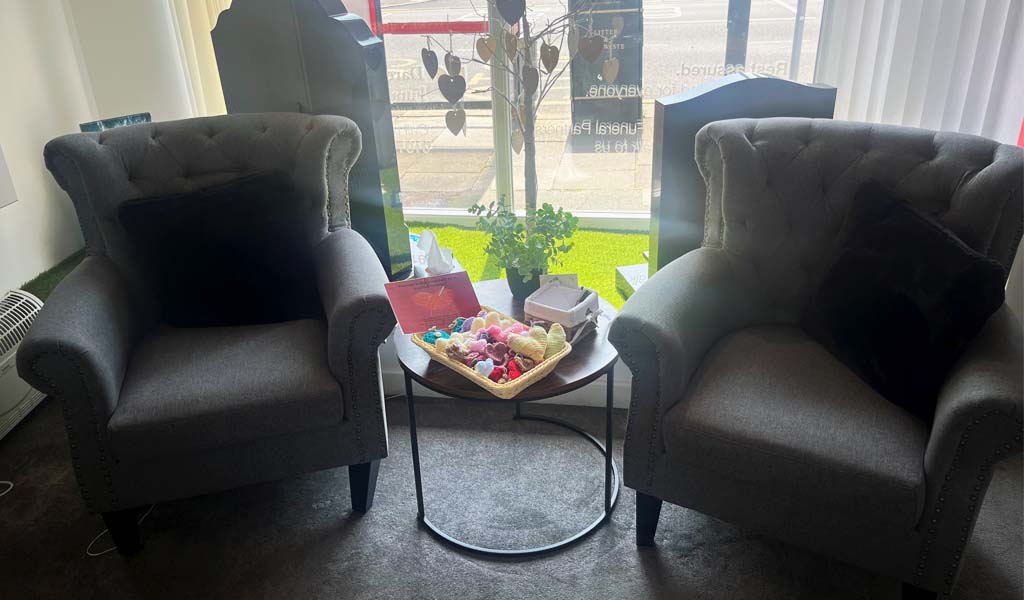 The inside of Daren Parsson's North Shields branch.