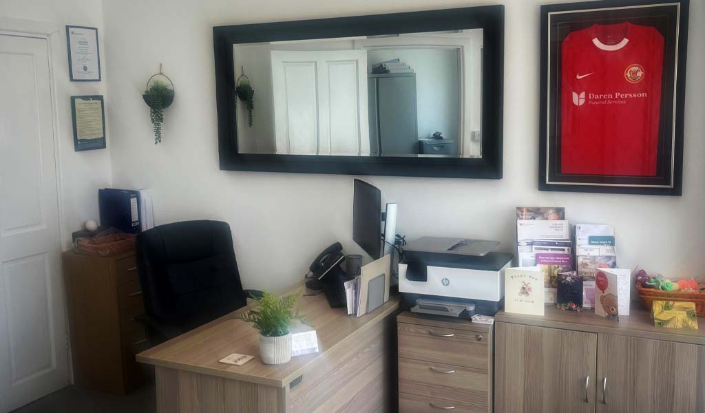 The inside of Daren Persson's North Shields branch.