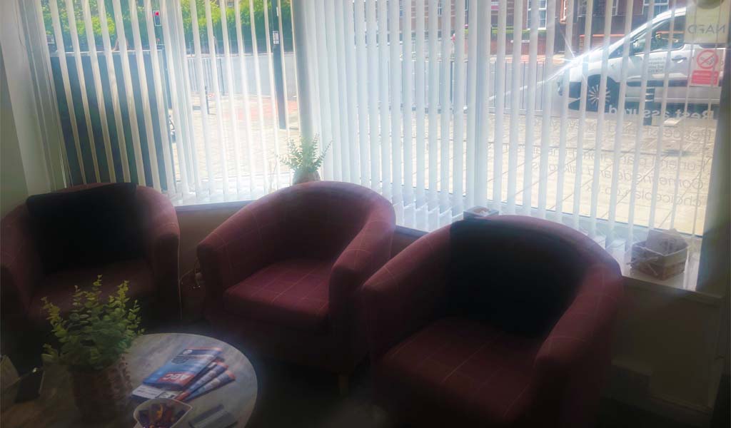 The inside of Daren Persson's North Shields branch.